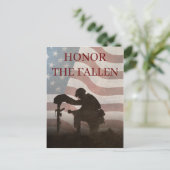 Ehre der gefallenen feiertagspostkarte (Stehend Vorderseite)