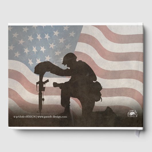 Ehre der gefallenen gästebuch (Rückseite)