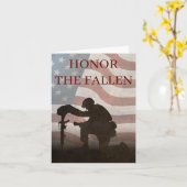 Ehre der gefallenen karte (Gelbe Blume)