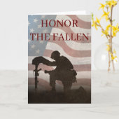 Ehre der gefallenen karte (Gelbe Blume)