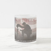 Ehre der gefallenen mattglastasse (Mittel)