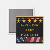 Ehre der gefallenen militärischen Hommage Magnet (Vorderseite/Rückseite)