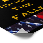 Ehre der gefallenen militärischen Hommage Poster (Ecke)