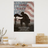 Ehre der gefallenen poster (Küche)