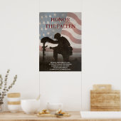 Ehre der gefallenen poster (Küche)