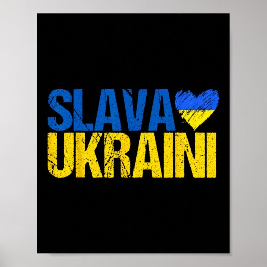 Ehre der Ukraine Poster (Vorne)