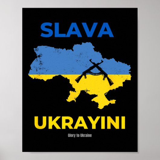 Ehre der Ukraine Poster (Vorne)