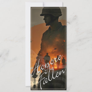 Ehre die Toten - vergiss nicht, ihr Opfer zu begeh