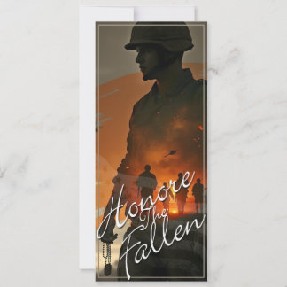 Ehre die Toten - vergiss nicht, ihr Opfer zu begeh