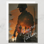 Ehre die Toten - vergiss nicht, ihr Opfer zu begeh (Vorne/Hinten)