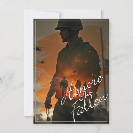 Ehre die Toten - vergiss nicht, ihr Opfer zu begeh (Vorderseite)