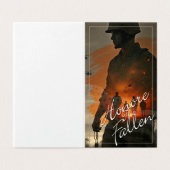 Ehre die Toten - vergiss nicht, ihr Opfer zu begeh (Außenseite Aufgefaltet)