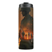 Ehre die Toten - vergiss nicht, ihr Opfer zu begeh Thermosbecher (Vorderseite)