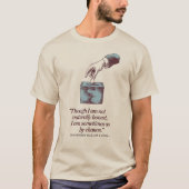 Ehre durch Zufall: Elegant Retro T-Shirt (Vorderseite)