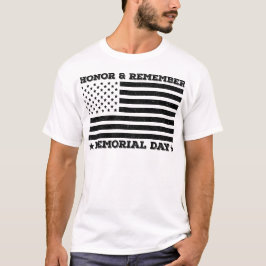 Ehre Erinnern Gedächtnistag Patriotic Design Funny T-Shirt