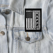 Ehre Erinnern Sie sich an den glücklichen Gedenkta Button (Insitu)