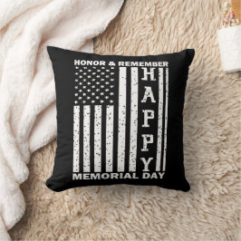 Ehre Erinnern Sie sich an den glücklichen Gedenkta Kissen