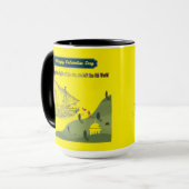 Ehre für Columbus gelb Tasse (Vorderseite Links)
