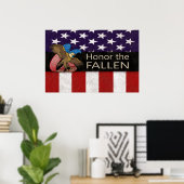 Ehre für das gefallene Militär Poster (Heimbüro)