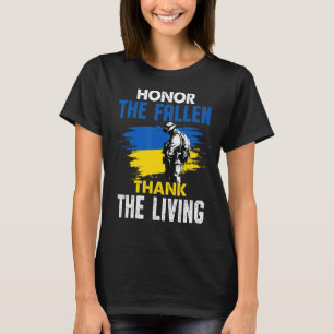 Ehre für die gefallenen Dankbarkeit an den lebendi T-Shirt