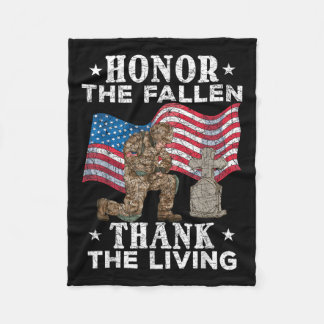 Ehre für die Toten dank der "Living US Flag" Fleecedecke