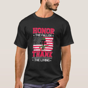 Ehre für die Toten, danke für die Lebenden Veteran T-Shirt