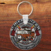 Ehre für Feuerwehrleute-Schlüsselanhänger Schlüsselanhänger (Vorderseite)