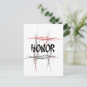 Ehre für Kampfkunst Postkarte (Stehend Vorderseite)