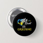 Ehre für ukrainische Soldaten Button (Vorne & Hinten)