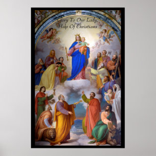 Ehre für unsere Dame, Hilfe für Christen Poster