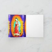 Ehre für unsere Dame von Guadalupe Dankeskarte (Innenseite)