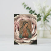 Ehre für unsere Dame von Guadalupe Postkarte (Stehend Vorderseite)