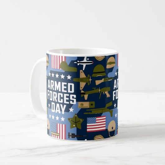 Ehre für unsere Streitkräfte Kaffeetasse (Vorderseite Links)