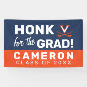 Ehre für Virginia Cavalier Grad Banner (Horizontal)