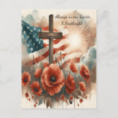 Ehre in Bloom und Ruhm Feiertagspostkarte (Vorderseite)