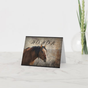 "Ehre" notecards Karte