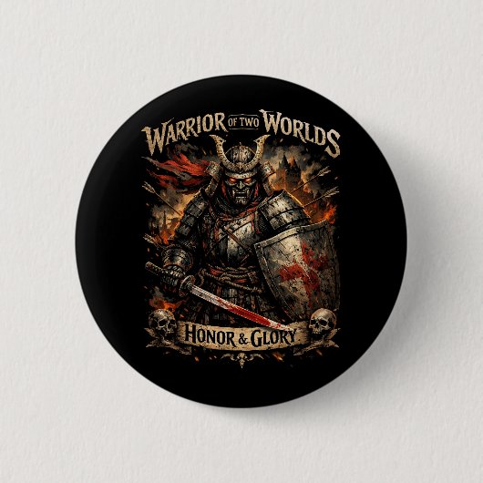 Ehre & Ruhm Button (Vorderseite)