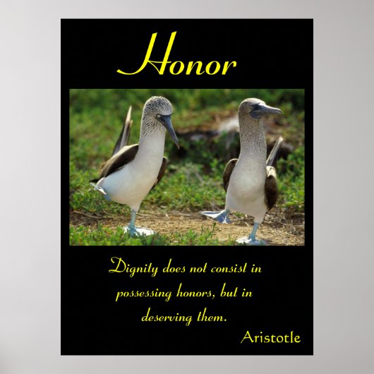 Ehre schlägt durch die unerschütterliche Spiri der Poster (Vorne)