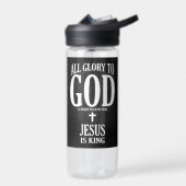 Ehre sei Gott Christlich Trinkflasche (Links)