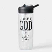 Ehre sei Gott Christlich Trinkflasche (Links)