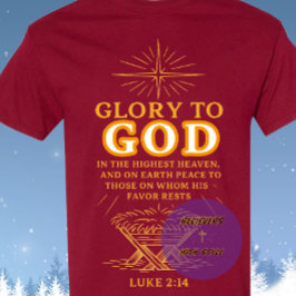 Ehre sei Gott - Weihnachten T-Shirt