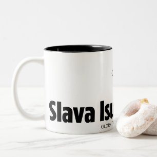 Ehre sei Jesus Christus Zweifarbige Tasse