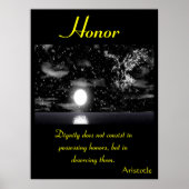 Ehre steigt unter Eagles wachsamem Flug Poster (Vorne)