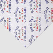 Ehre und Dank für das Tissue Paper der amerikanisc Seidenpapier (Ausschnitt)