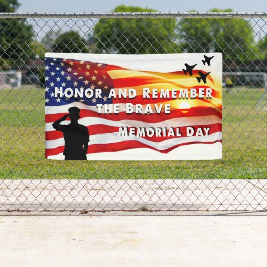 Ehre und Erinnerung an die Tapferkeit Banner (Insitu)