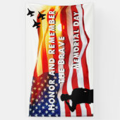 Ehre und Erinnerung an die Tapferkeit Banner (Vertikal)