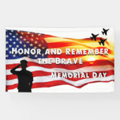 Ehre und Erinnerung an die Tapferkeit Banner (Horizontal)