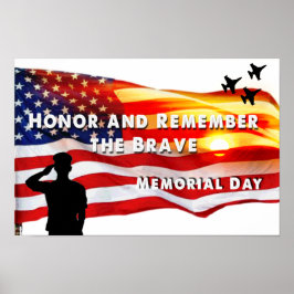 Ehre und Erinnerung an die Tapferkeit Poster