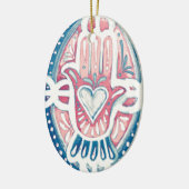 Ehre und Mut Keramik Ornament (Links)