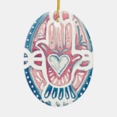 Ehre und Mut Keramik Ornament (Vorne)